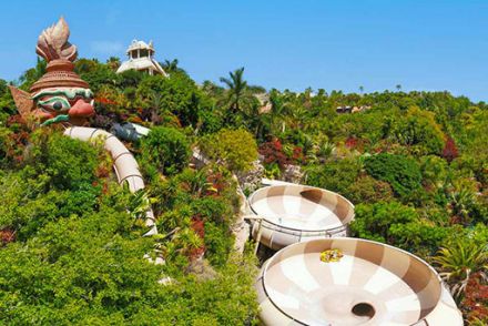 The Giant 2 CannonBOWL Water Funnel Slides Siam Park Tenerife